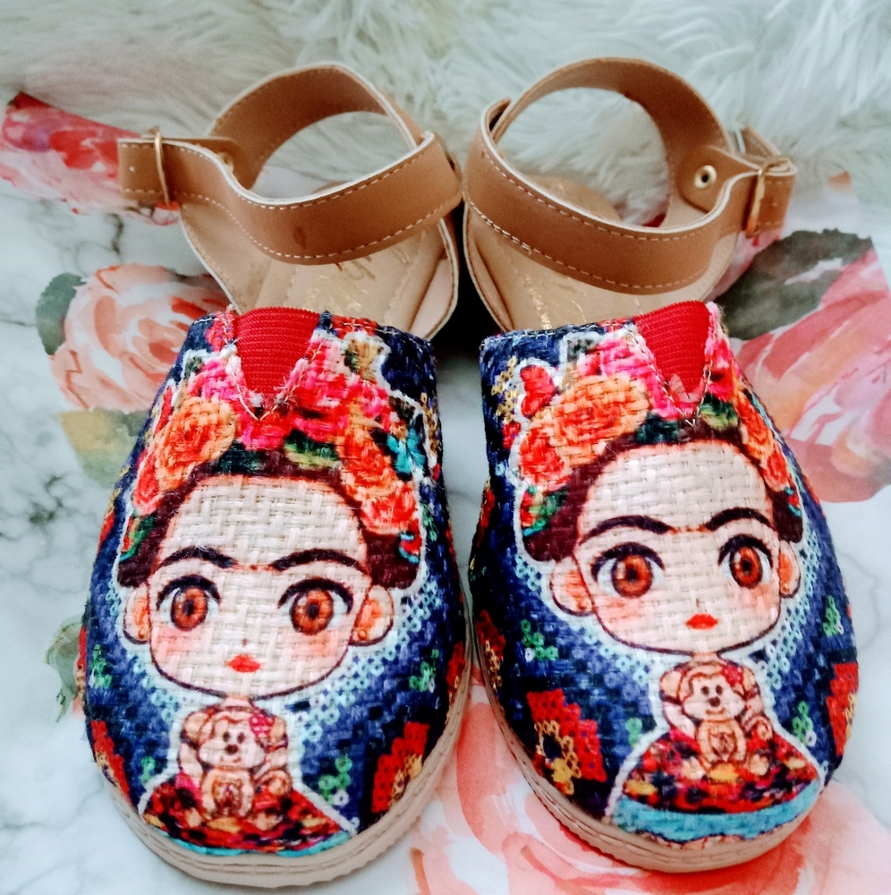 Frida Kahlo shoe handmade